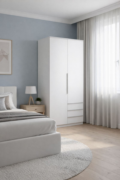 EA257 - Derby Tall 2 Door [ 3 Draws Outside ]
