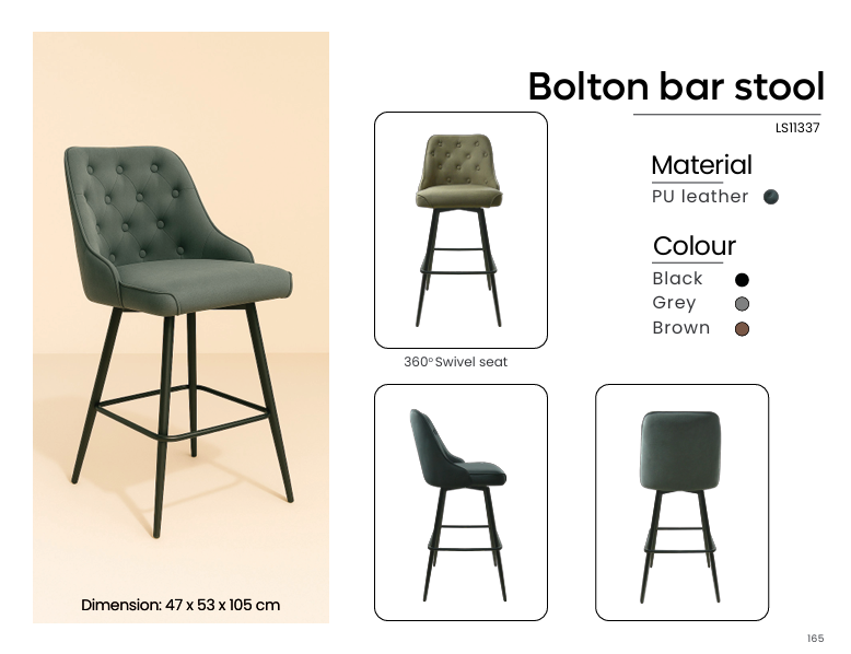 IS11337 -Bolton Bar Stool