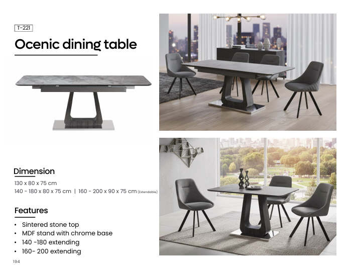T-221 -  EXTENDING OCEANIC TABLE