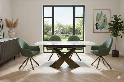 SY8910 - Bronze Dining Table