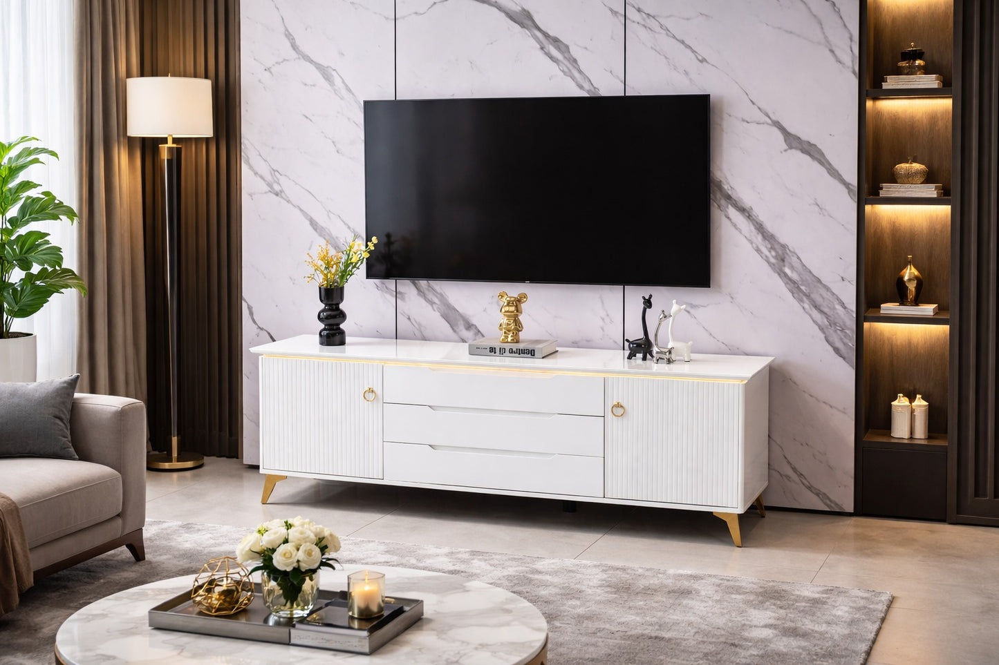 d586 - Flora Tv Unit